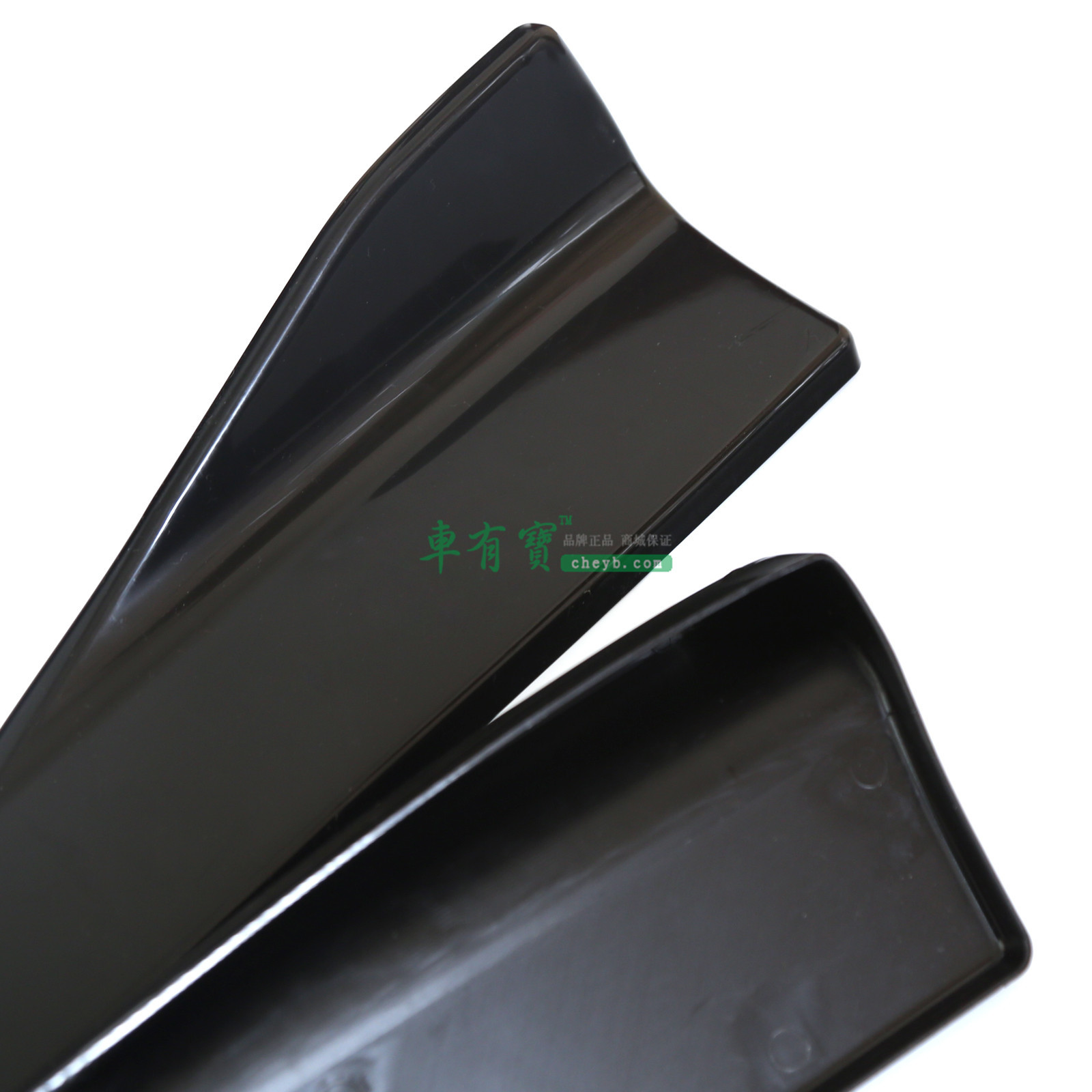 Automobile universal rear corner protector 48cm bright black car modified rear shovel rear bumper protection rear lip