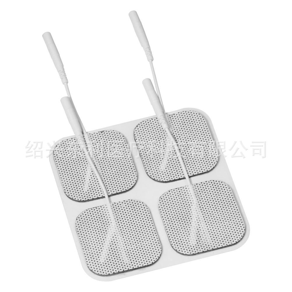 Yi zhong paste factory wholesale self-adhesive pin type non-woven electrode massager medium and low frequency physiotherapy patch 5*5