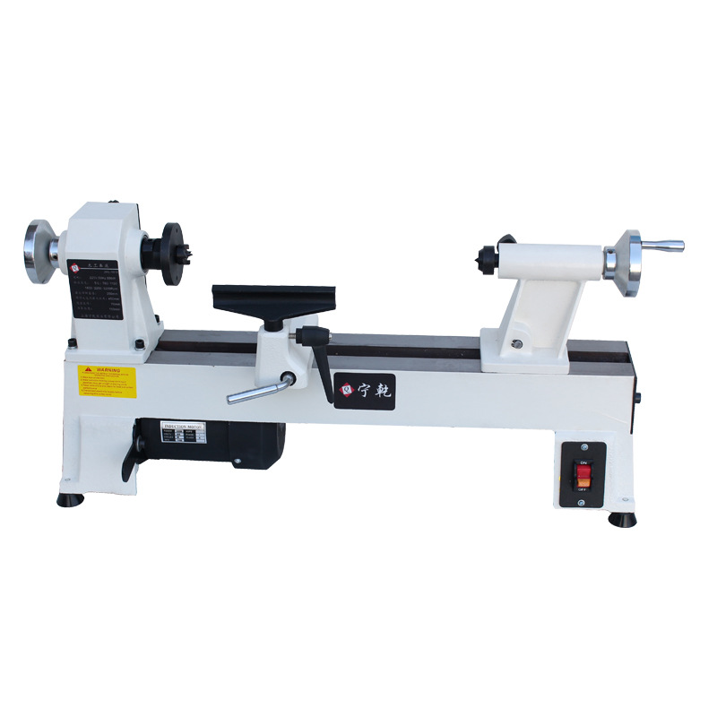 Shanghai ninggan small woodworking lathe miniature machine tool lathe woodworking lathe Wood rotary processing simple Buddha beads machine tool