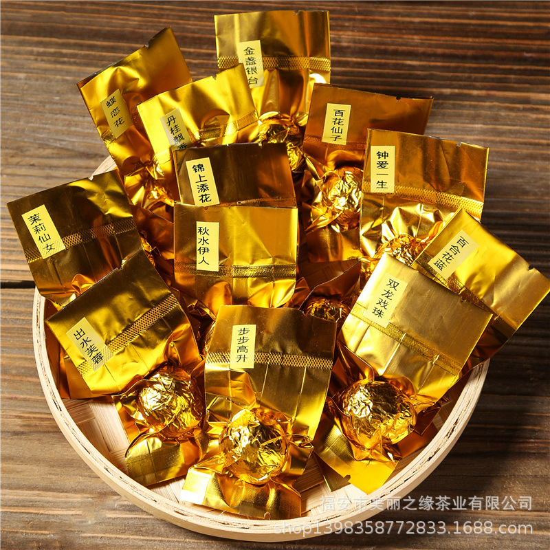 Online celebrity water blooming tea craft flower tea ball mixed handmade craft Tea Jasmine tea ball green tea wholesale