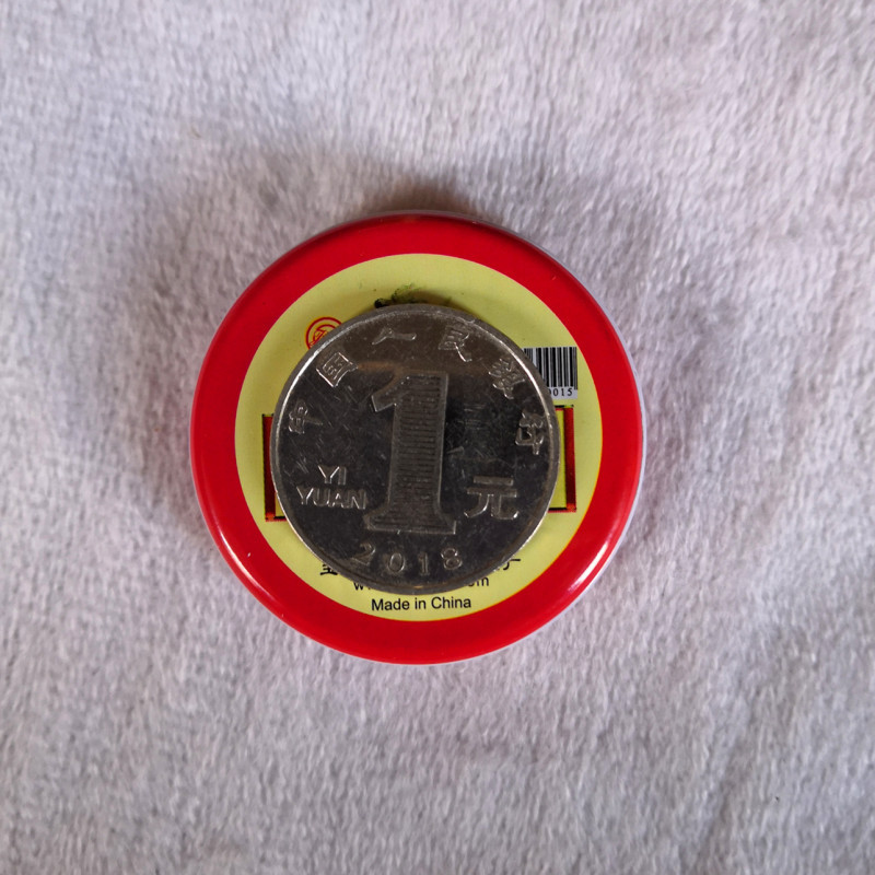 Very small jade 10 grams of mud inkpad cover vermilion seal spot non-dry clay inkpad diameter 3.5cm