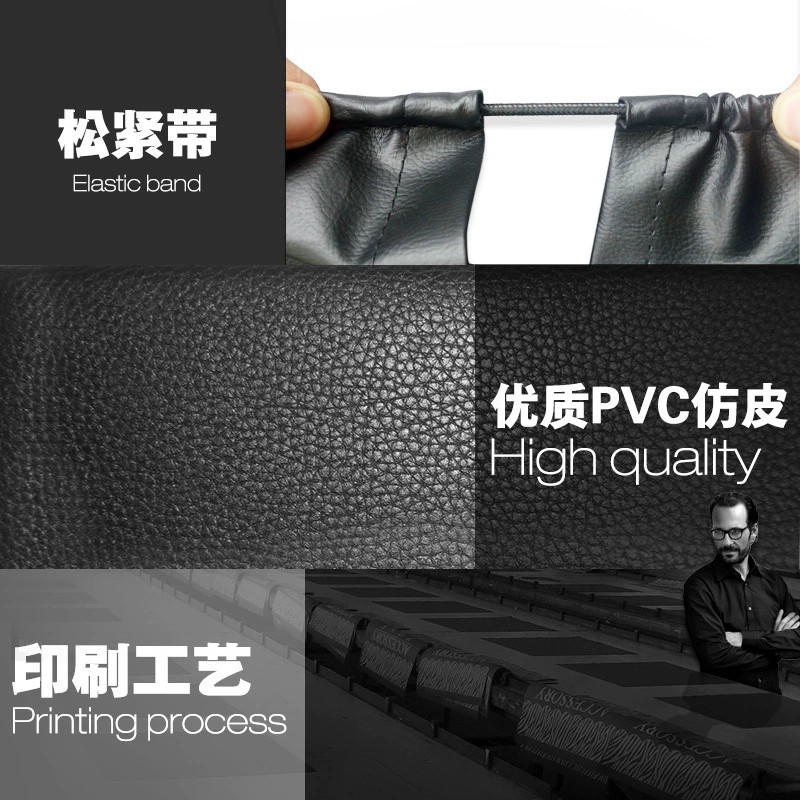 Printable LOGO pure black spare tire cover/tire bag/tire cover/storage tire cover/protective cover/chassis tire cover/