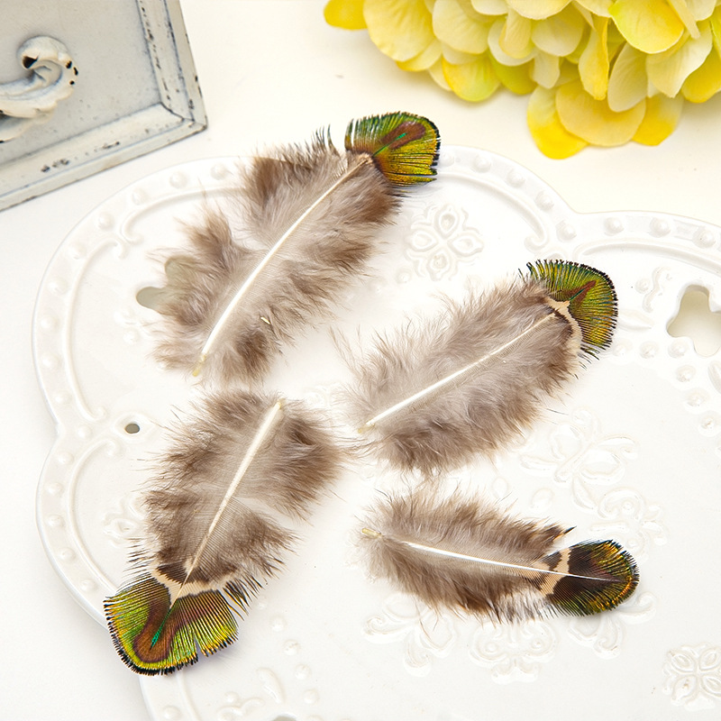 Factory wholesale diy jewelry accessories feather DIY feather headdress corsage hat shoes crafts decoration materials