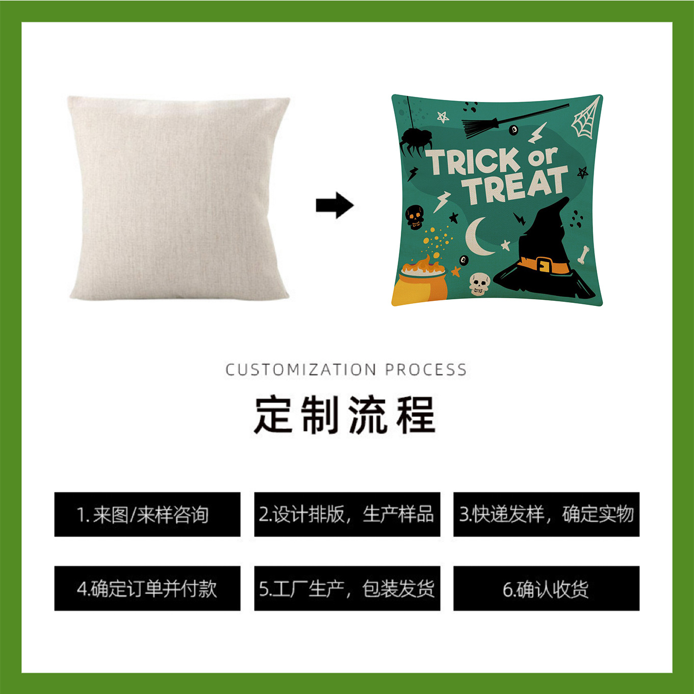 Pillow customized to map corporate LOGO photo advertising double-sided digital printing gift pillow cushion with core