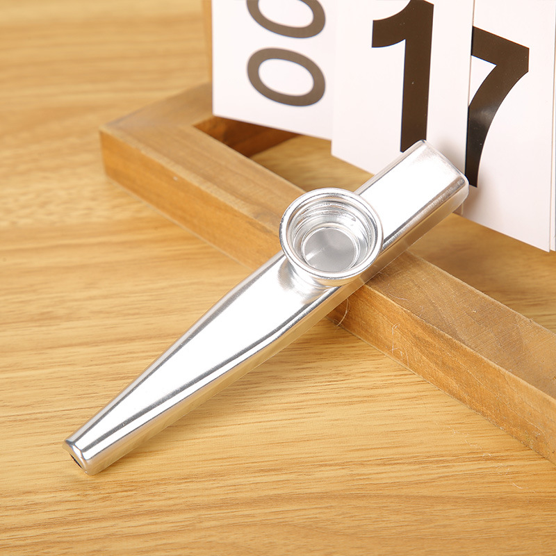 Metal Kazoo Kazoo Cross-Border Popular Preschool Education Toys Kidsren and Adults Mouth-Blown Accompaniment Instruments Factory Wholesale