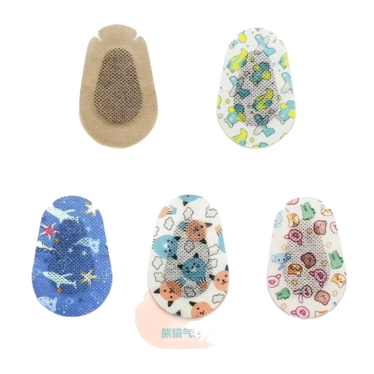 Children's Amblyopia Training Eye Patch Full Cover Eye Patch Cartoon Breathable Strabismus Single Eye Correction Eye Patch Printing Wholesale