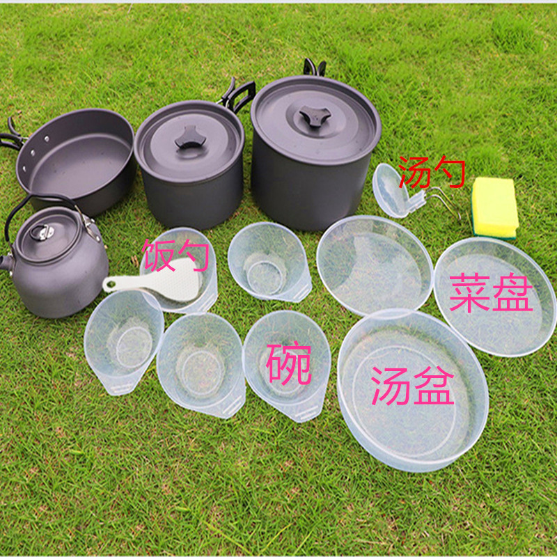 Набор столовых приборов для пикника из экологически чистого пластика PP