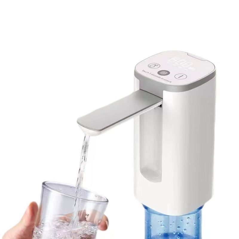 Cross-Border Hot-Selling Bottled Water Pump Outdoor Automatic Water Dispenser Electric Self-Priming Portable Double Pump Folding Water Pump