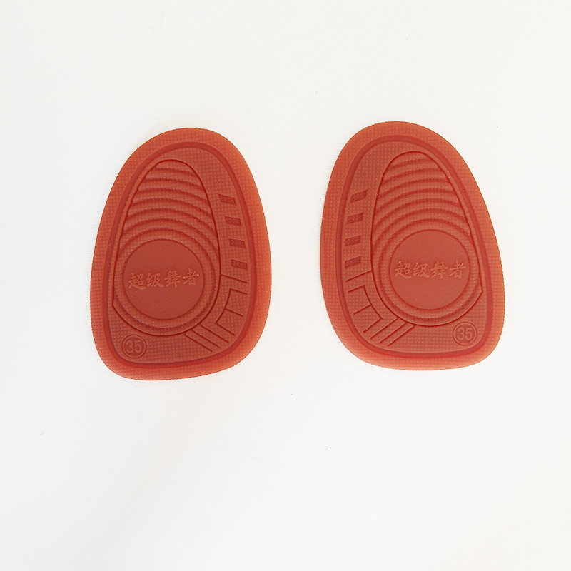 Dance Shoe Sole Manufacturer Supplies Forefoot and Rearfoot Drip Molding Process New Fashion Pvc Sole Tip Round Toe