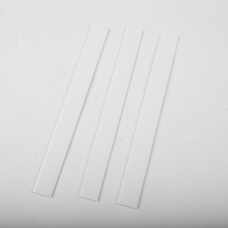 Factory Direct supply translucent plastic flat strip plastic stroller canvas support extrusion plastic strip PVC plastic layering