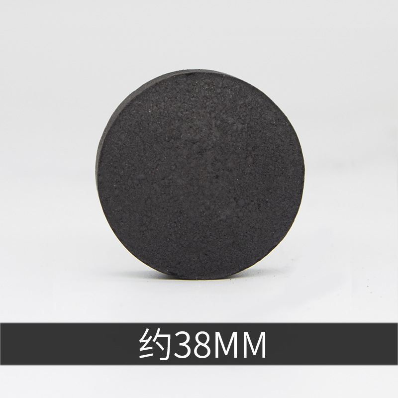 Quick-burning carbon 33mm fruit charcoal outdoor disposable round barbecue charcoal portable barbecue grill factory wholesale