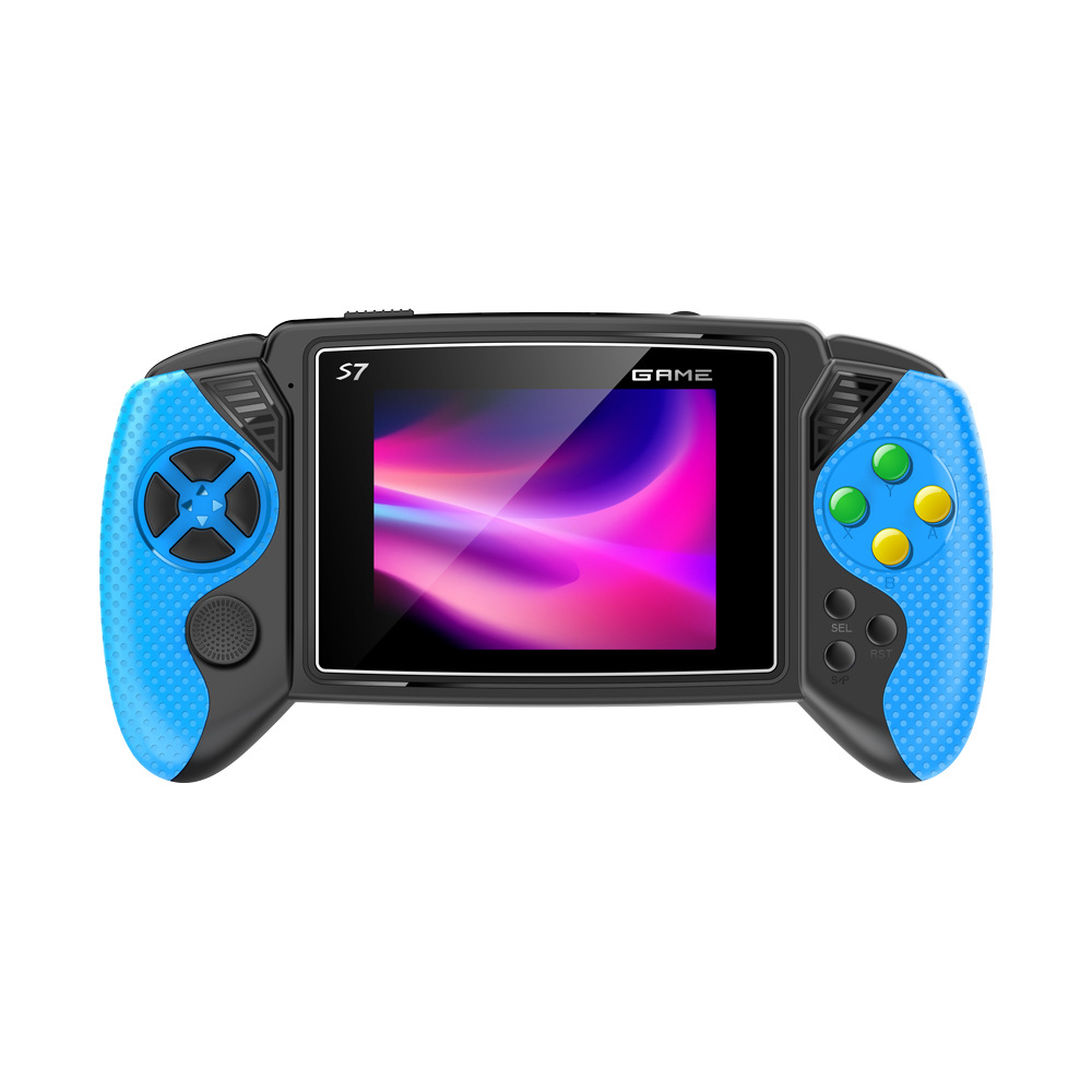 New S7 handheld game machine cross-border large screen 620-in-one double rocker childhood nostalgic connection TV arcade drama