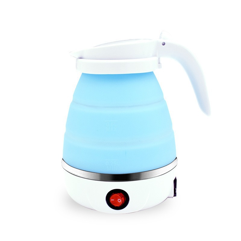 Gift Wholesale Foreign Trade Export Folding Kettle Household Portable Small Foldable Kettle Silicone Mini Kettle
