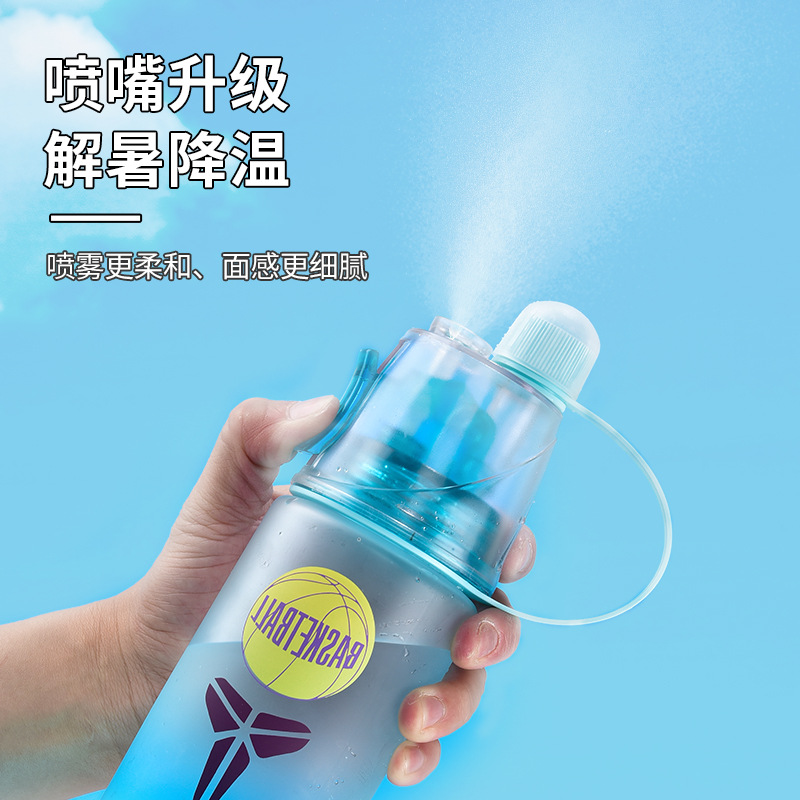 New Sports Spray Water Cup, Frosted Transparent Gradient, Please Consult Customer Service When Placing an Order