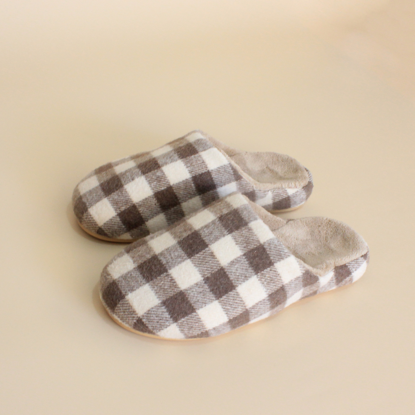Silent Slippers for Women, Soft-Soled Couples, Home Indoor Hospitality Cotton Slippers, Men's Oxford Soles, Non-Slip Wholesale, Warm Velvet
