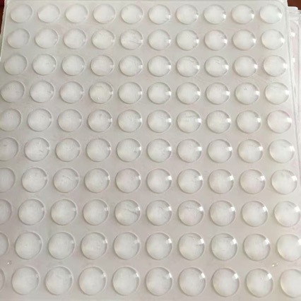Transparent Hemispherical Round Shape with Double-Sided Adhesive Anti-Collision Pad Anti-Collision Particles
