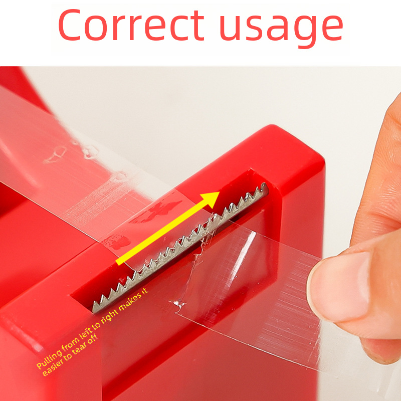 Huajie Transparent Tape Holder Tape Cutter Plastic Manufacturer Wholesale Packaging Tape Table Small Tape Holder