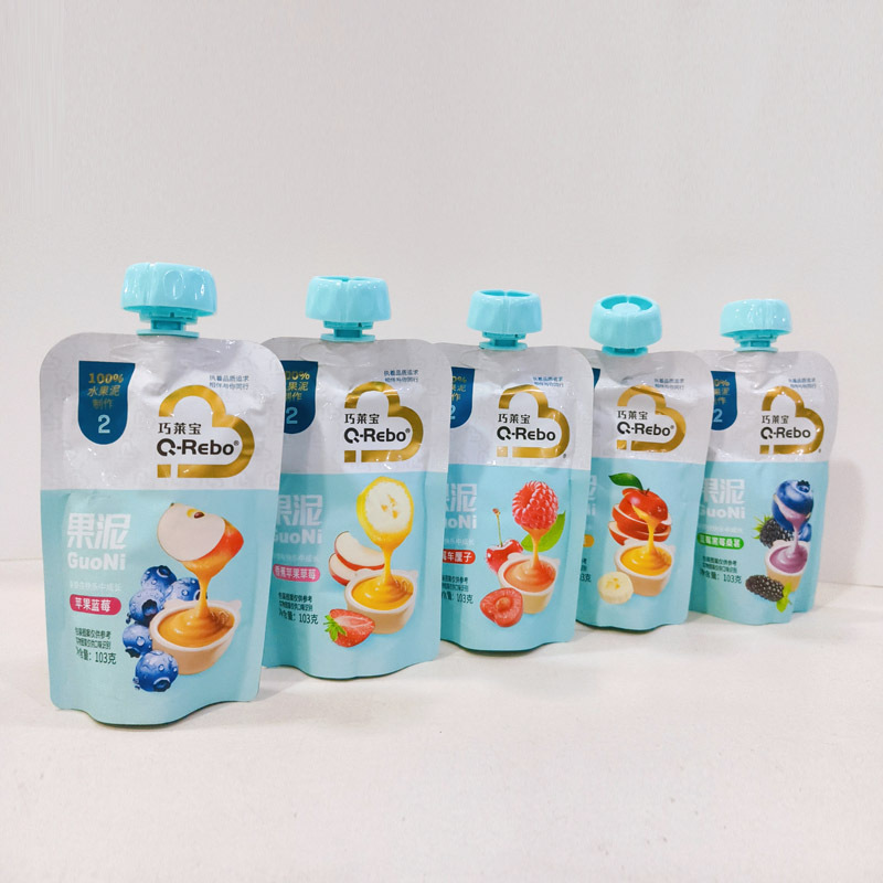 New Arrivals in January 2026: Qiaolaibao Fruit Puree 103g, Fruit Juice Puree, Suckable Fruit Puree in Bags