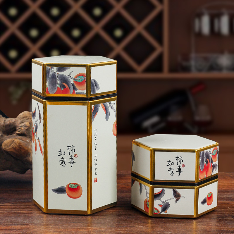 50 г жестяная банка для табака в китайском стиле, герметичная коробка для табака, контейнер для хранения влаги, аксессуары для мужчин