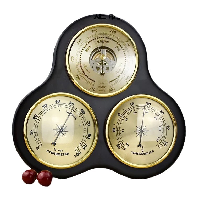 Portable fishing large barometer outdoor film box barometer metal box automatic barometer