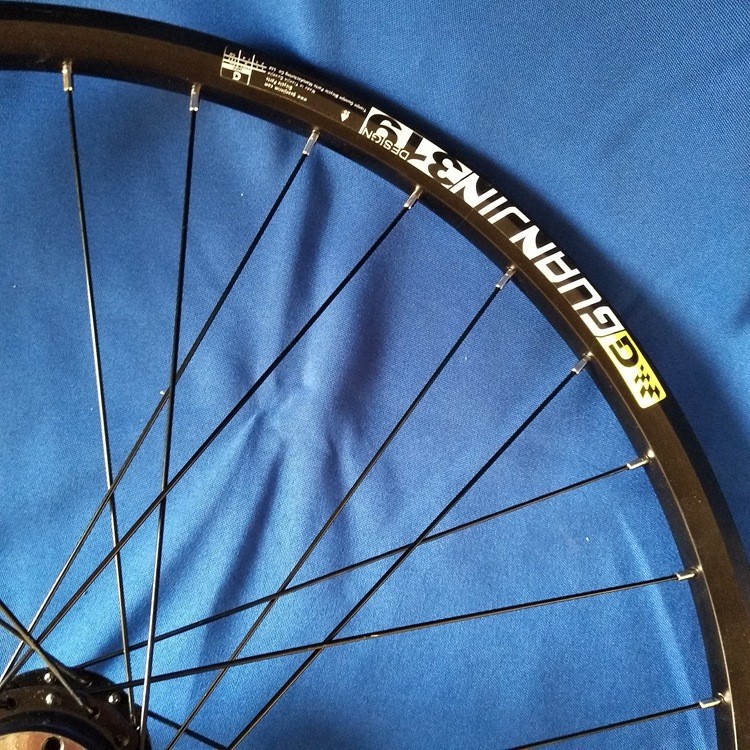 Mountain bike 24-inch rotary wheel set double-layer aluminum alloy 319 wheel set Iron hub aluminum alloy wheel set