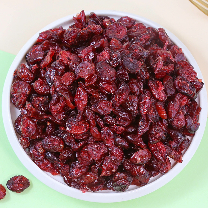 Whole Box of Cranberries Dark Red Wholesale 11.34kg Dried Cranberries Snowflake Crisp Baking Snack Ingredients Nougat