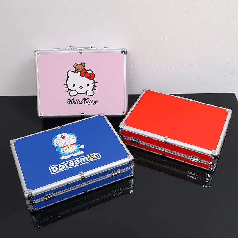 Leisure gift aluminum box supply household mahjong hand-rubbing mahjong aluminum box mahjong box