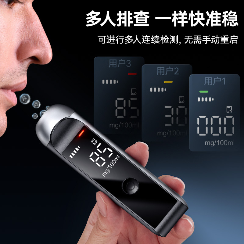 Alcohol tester blowing type Wine Tester for checking drunk driving detector Wine Tester for checking high-precision traffic device