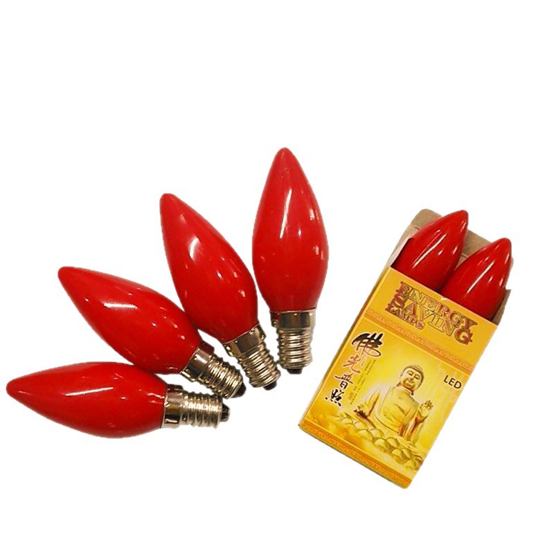 Lailida Electronic God of Wealth Lamp Led Lamp E14 Candle Lamp Led God of Wealth Lamp Incense Candle Holder God of Wealth Lamp Everlasting Lamp for