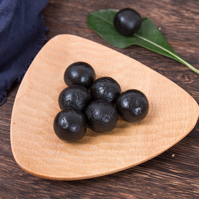 Weibo Black Sesame Pills, Nine Steamed and Nine Sun-Dried Black Sesame Pills, Handmade Pills, Biangu Huangjing Pure Black Sesame Pills, Mulberry Pills