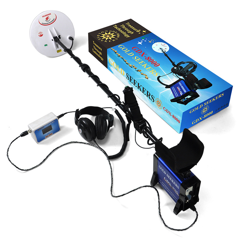 Gold Detector Underground Metal Detector Gdx8000 Ground Detector Handheld Treasure Hunting Detector