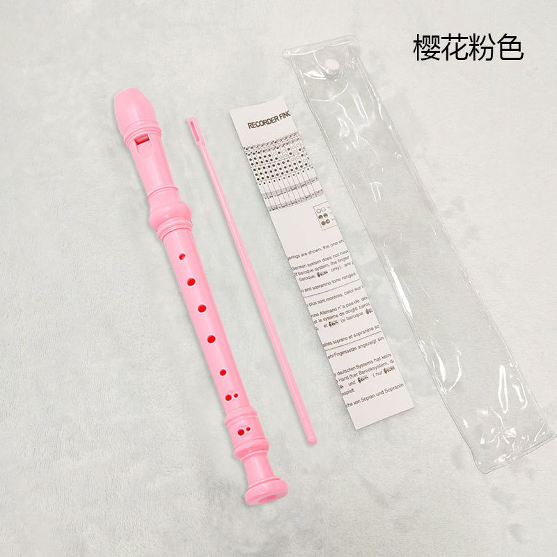 Cross-Border Swan 8-Hole Abs High-Pitched German-Style Vertical Flute for Kidsren, Primary School Students, Beginners, Entry-Level Classroom Playing Instruments