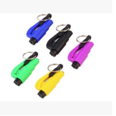 Factory wholesale safety hammer two-in-one mini window breaker car key life hammer car window breaker