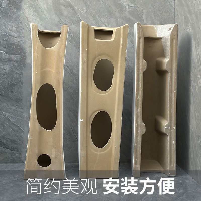 Ceramic Column Pillar Column Basin Washbasin Pillar Bathroom Washbasin Small Apartment Bathroom Ceramic Column