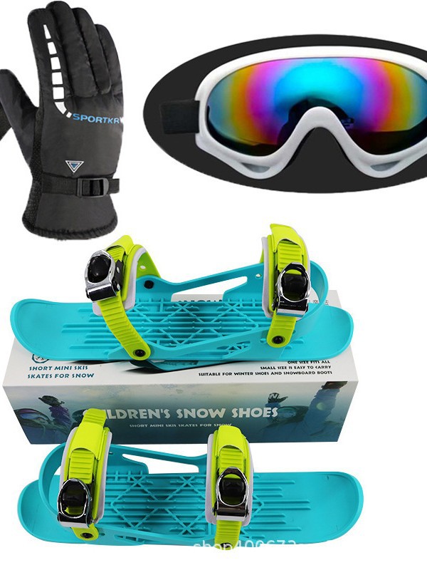 Cross Border Hot Sale Snowboard Shoes MiniSki Skates Skates Outdoor Sports Mini Wearable Snowboard
