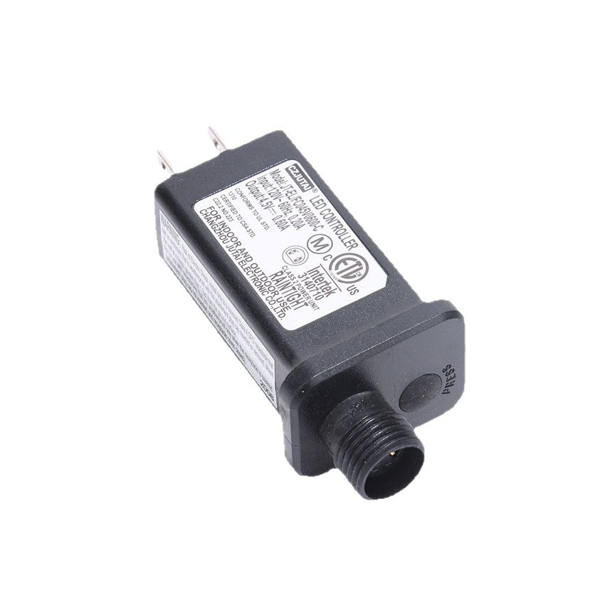Outdoor low voltage waterproof power supply 8 function flashing 5V24V European and American gauge LED holiday light decorative lantern adapter