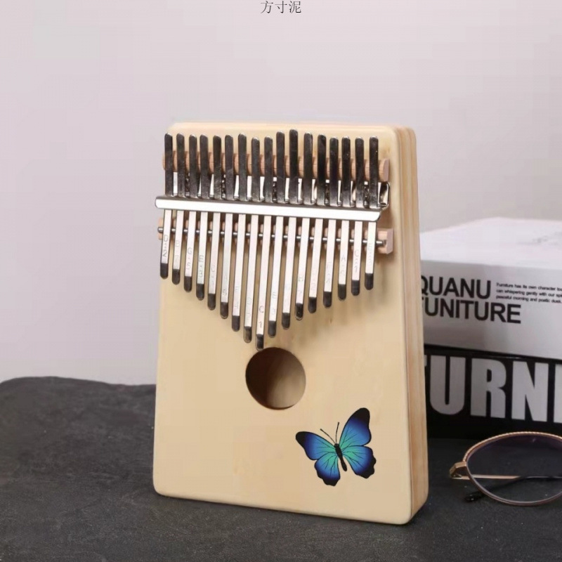 Kalinbaqin 17-tone 21-tone finger piano African musical instrument children's adult musical instrument factory cross-border wholesale