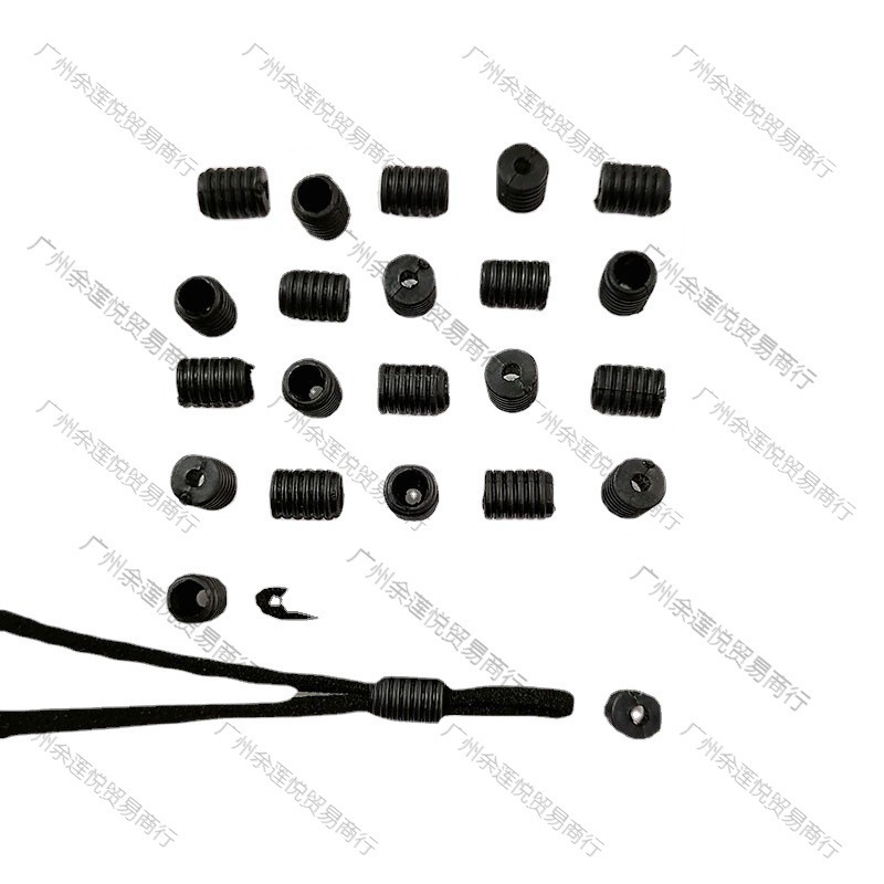 White Mask Adjustment Buckle, Plastic Heart-Shaped Silicone Large Hole Threaded Buckle, Elastic Cord, Pvc Buckle, Mouth Guard