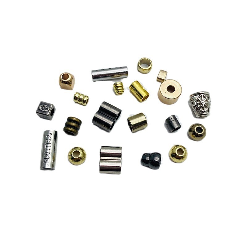 Customized Metal Bell Hat Clock Large and Small Hole Trousers Waist Rope Head down Jacket Sweatshirt Hood Rope Head Drawstring Shoelace Headband