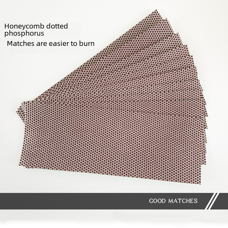 Match Phosphorus Sheet Match Skin Wiping Fire Paper Self-adhesive Phosphorus Sheet Large Dot DIY Self-adhesive Phosphorus Sheet
