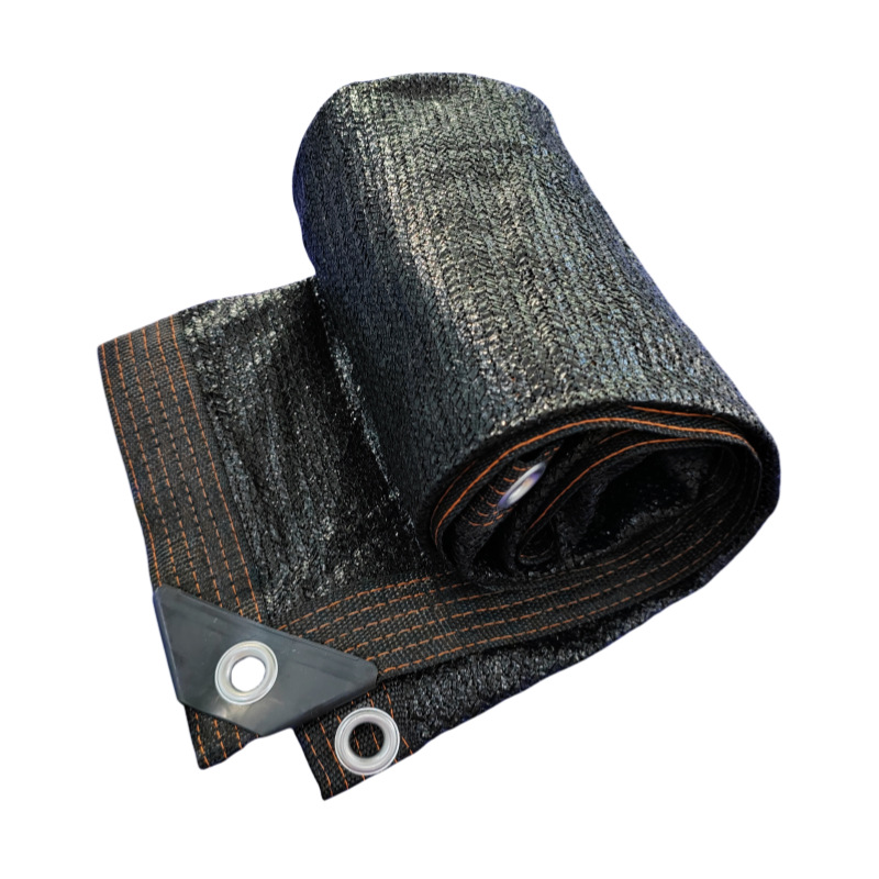 Black Mesh Sunshade and Heat Insulation Agricultural Courtyard Greenhouse Balcony Flower Net Sun Protection Net Uv Resistant Windproof and Durable