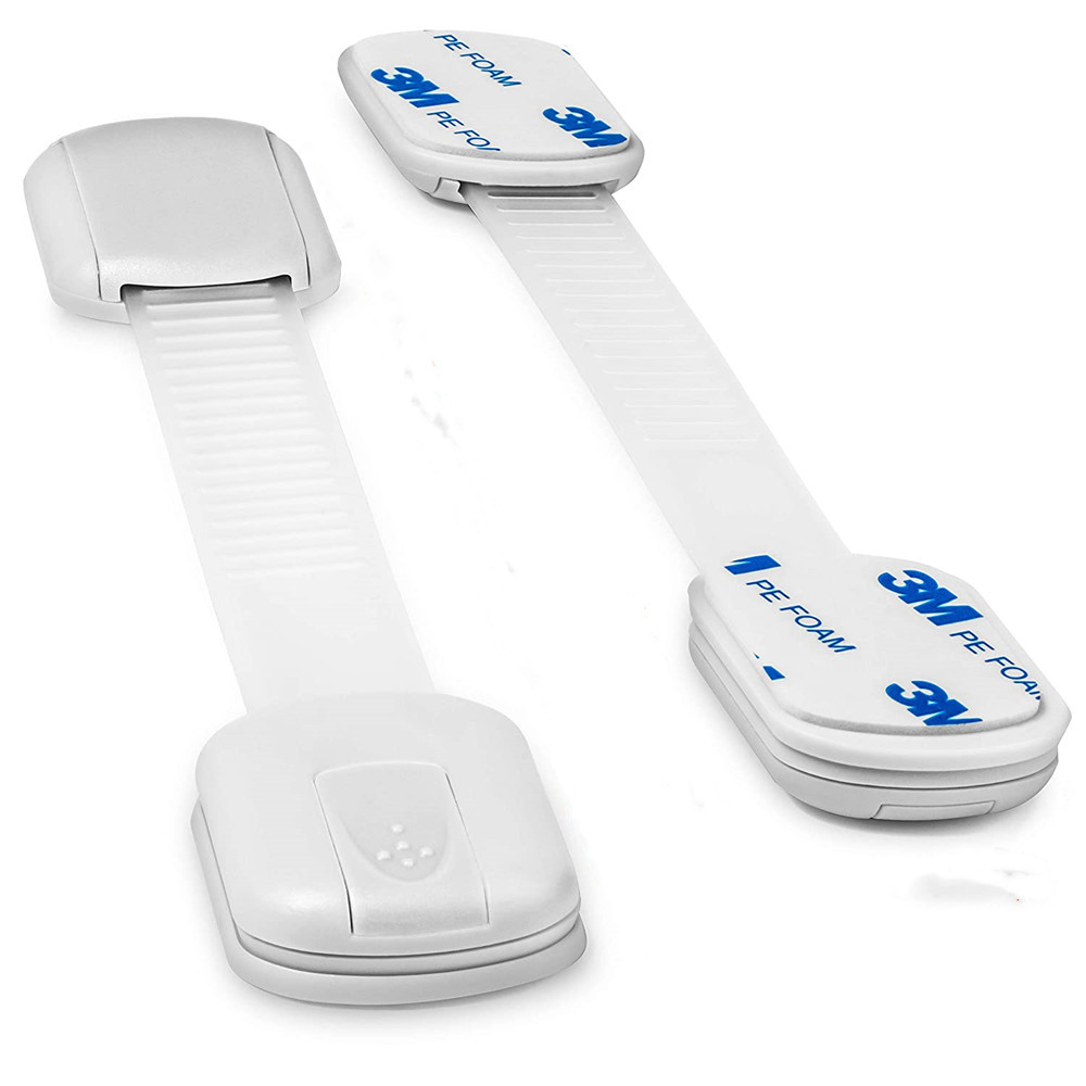 Multifunctional safety lock punch-free adjustable anti-pinch drawer lock child safety lock baby drawer lock spot