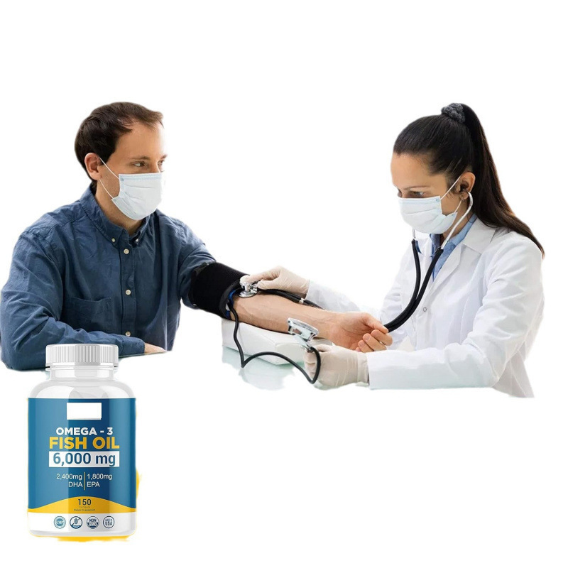 Fish Oil Soft Capsule Fish Oil Soft Capsule Source Factory Processing Customized Wholesale Cross-Border Hot Sale