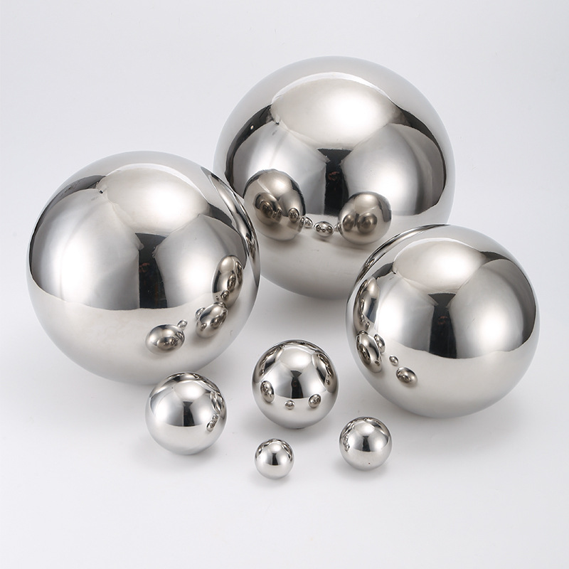 201 boutique stainless steel ball decorative mirror hollow ball sculpture ball pool floating ball