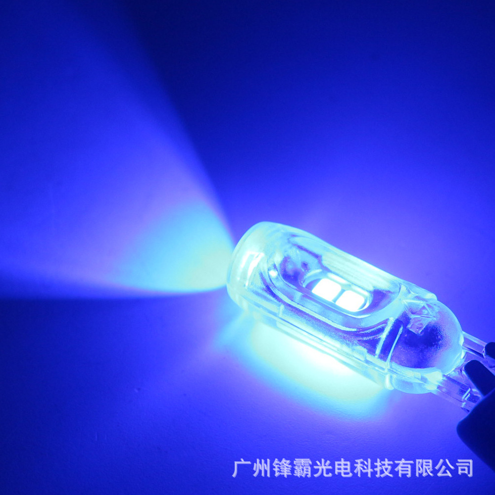 Flash license plate lamp T10 2835 5smd car LED highlight 5W5 infinite decoding car bulb indicator light
