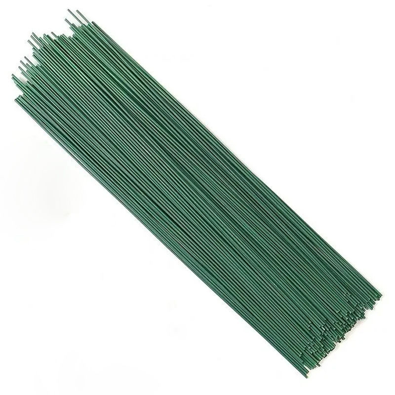 No. 2 Flower Pole Rubber-Coated Iron Wire Bendable Phalaenopsis Sunflower Handmade Wool Crocheted 3040cm Gardening Bracket