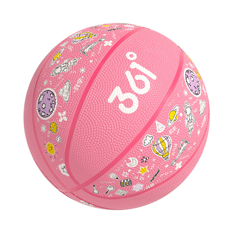 361 Children's Basketball Kindergarten Children's Junior High School Primary School Entrance Examination No. 5-7 Indoor and Outdoor Thickening Wear-resistant Blue Ball