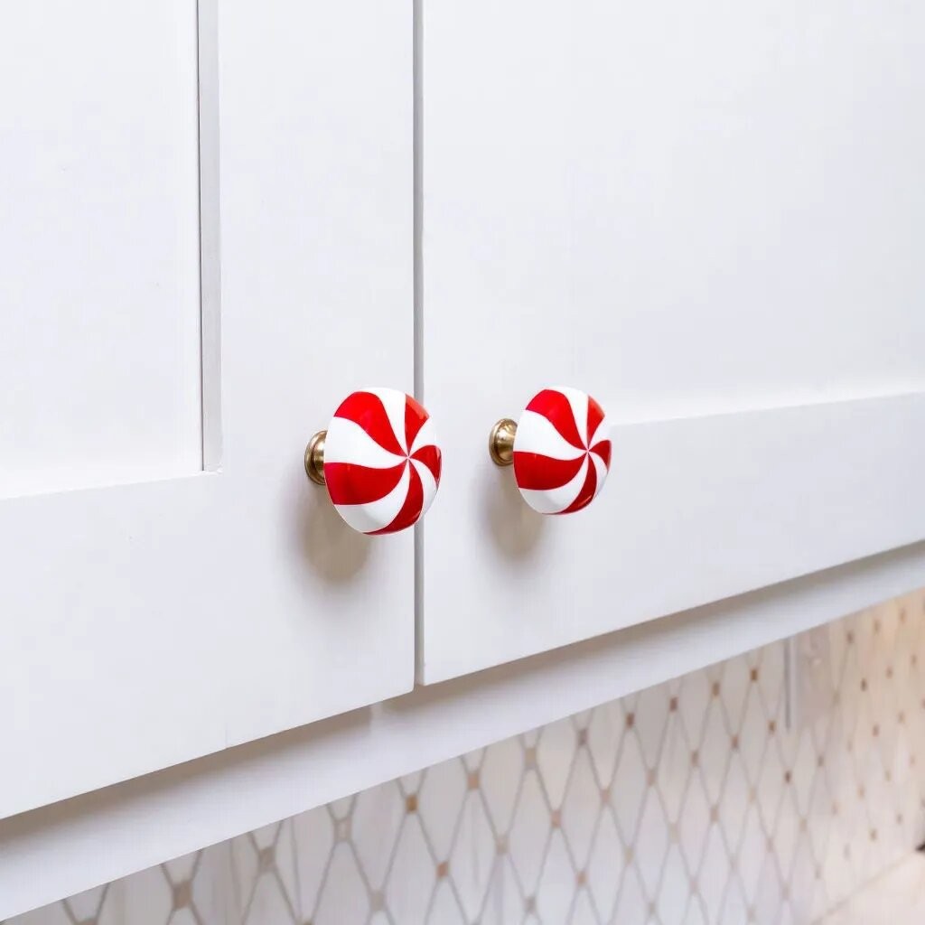 Cross-Border New Christmas Door Handle Protective Cover Pumpkin Cabinet Handle Cover S Christmas