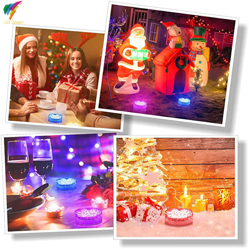 Underwater Light Led Diving Floating Light Rgb Colorful Bathtub Light Pumpkin Lantern Aquarium Waterproof Fish Tank Light Swimming Pool Light