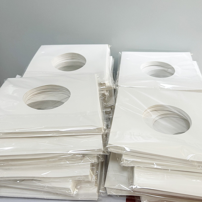 Lp Vinyl Record Bag 7-Inch 10inch 12inch Paper White Black Red Kraft Paper Record Cd Disc Protective Cover